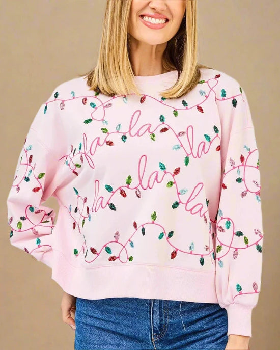 Fa La La Sparkle Sweatshirt