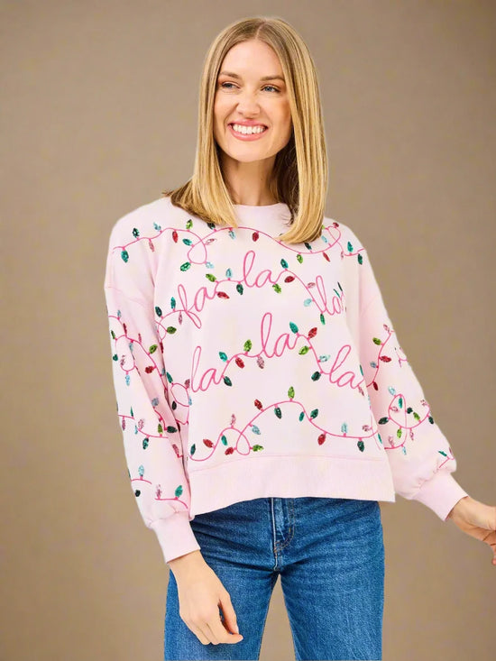 Fa La La Sparkle Sweatshirt