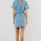 Little Outlaw Embroidered Denim Dress