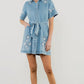 Little Outlaw Embroidered Denim Dress