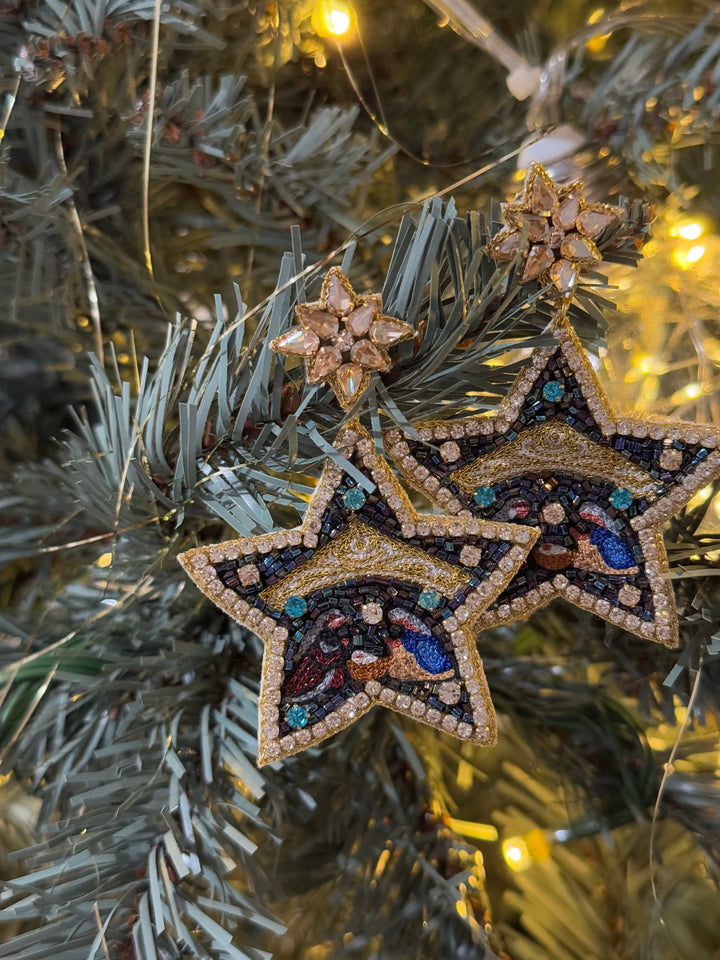 Nativity Star Earrings