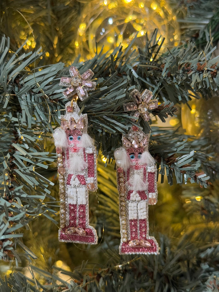 Blushing Nutcracker Earrings