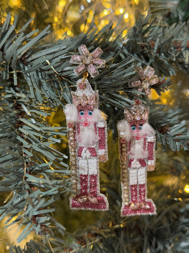 Blushing Nutcracker Earrings