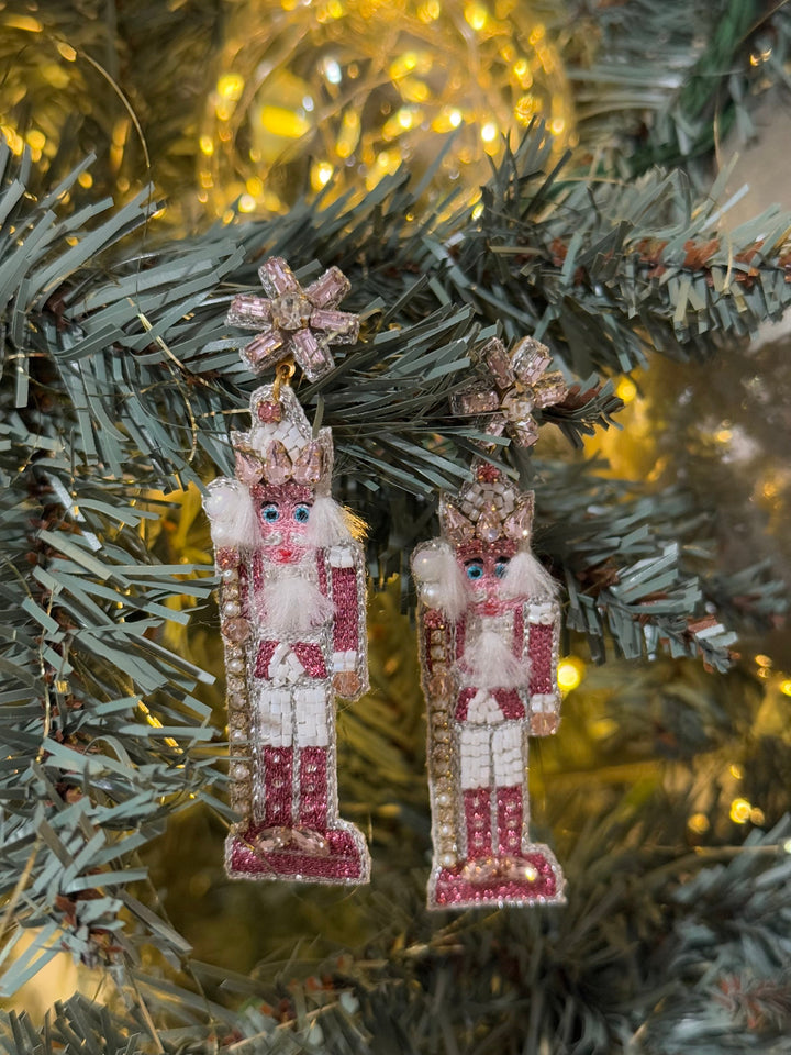 Blushing Nutcracker Earrings