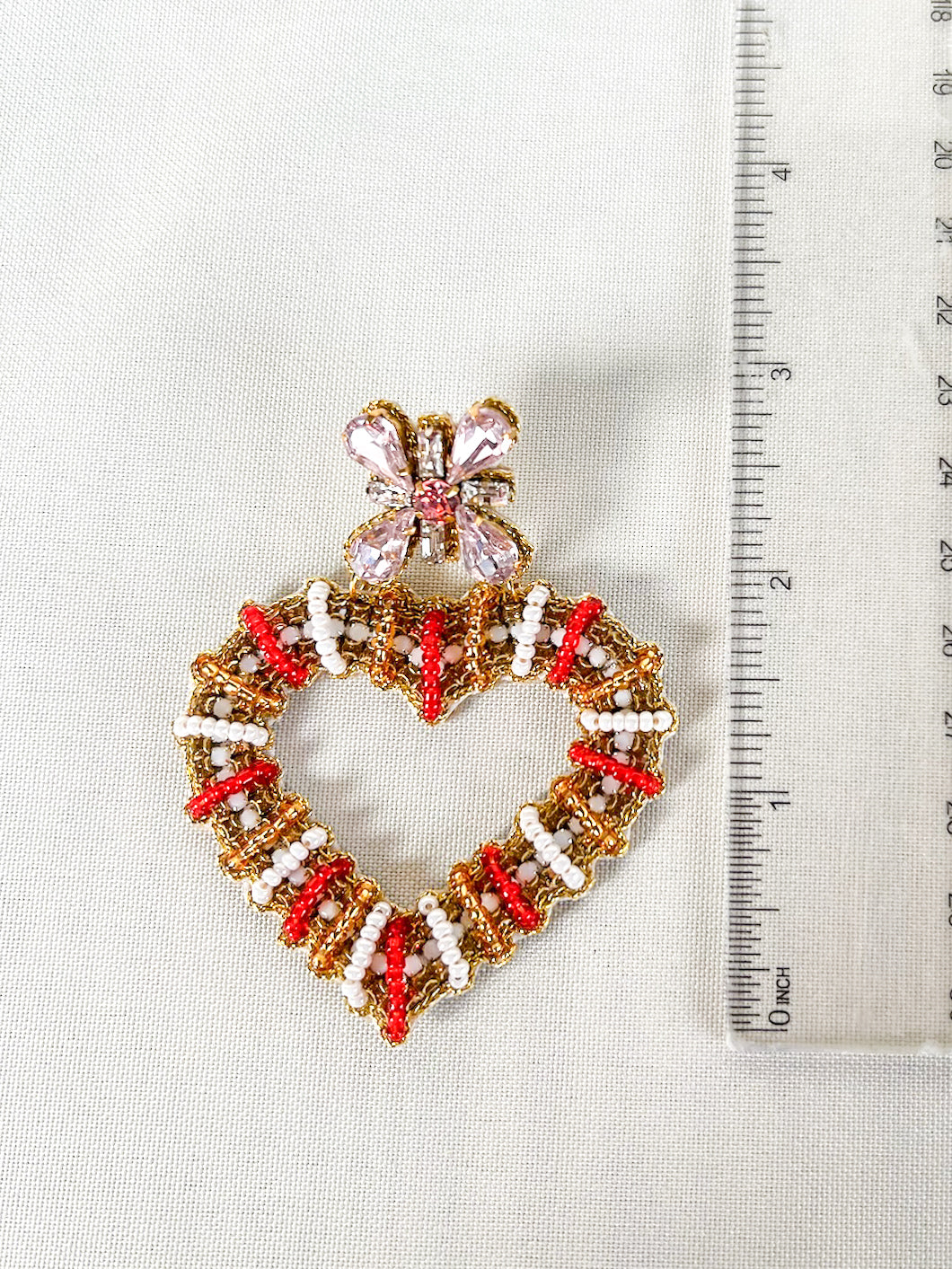 Intertwined Heart Earrings