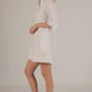White Cotton Tailgate Dress