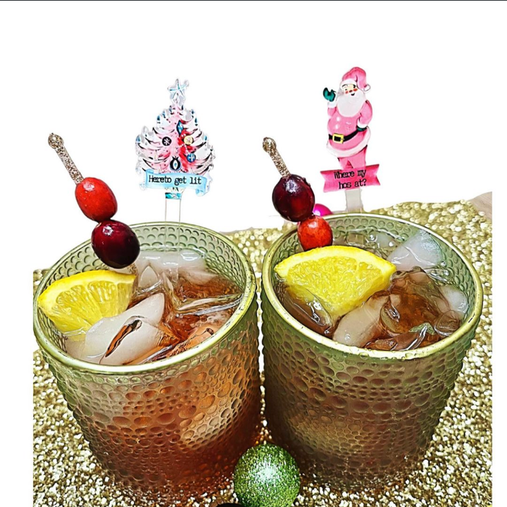 Feisty Christmas Stir Sticks S/4