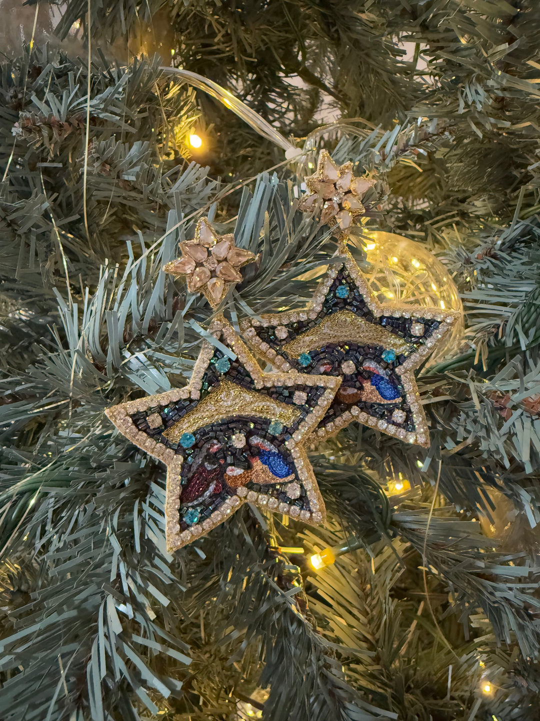 Nativity Star Earrings