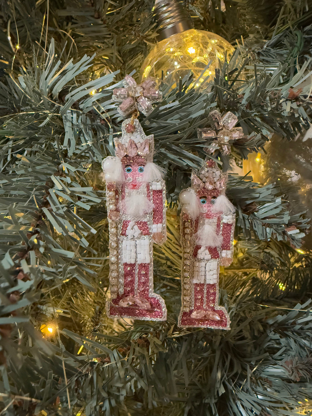 Blushing Nutcracker Earrings