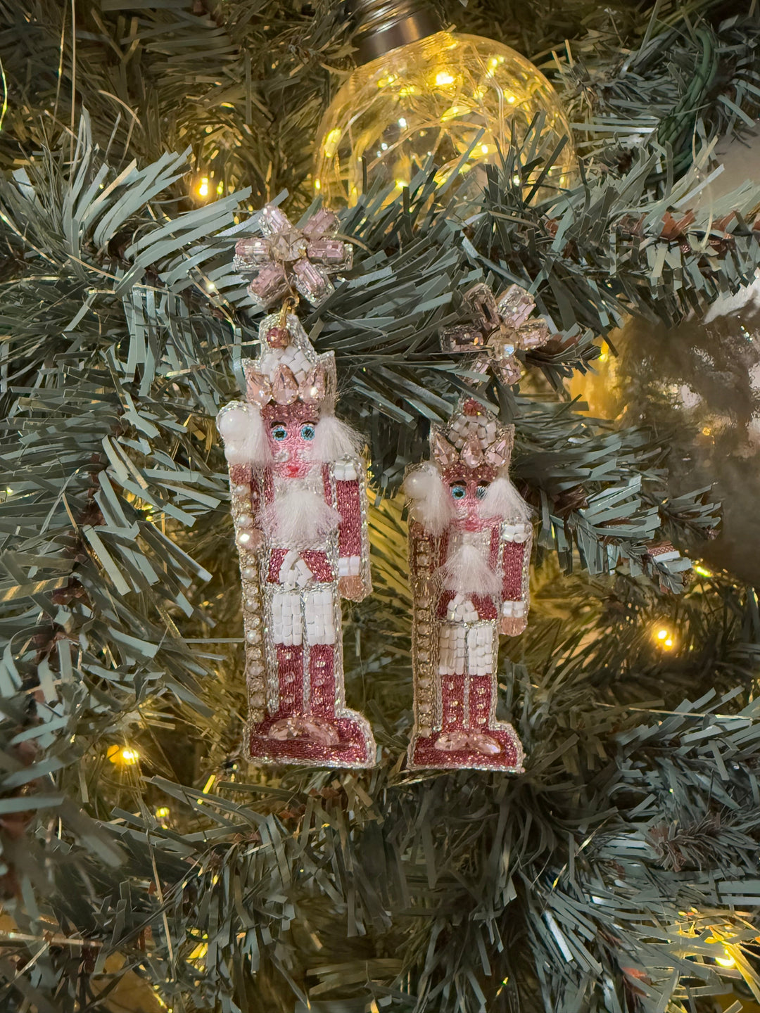 Blushing Nutcracker Earrings