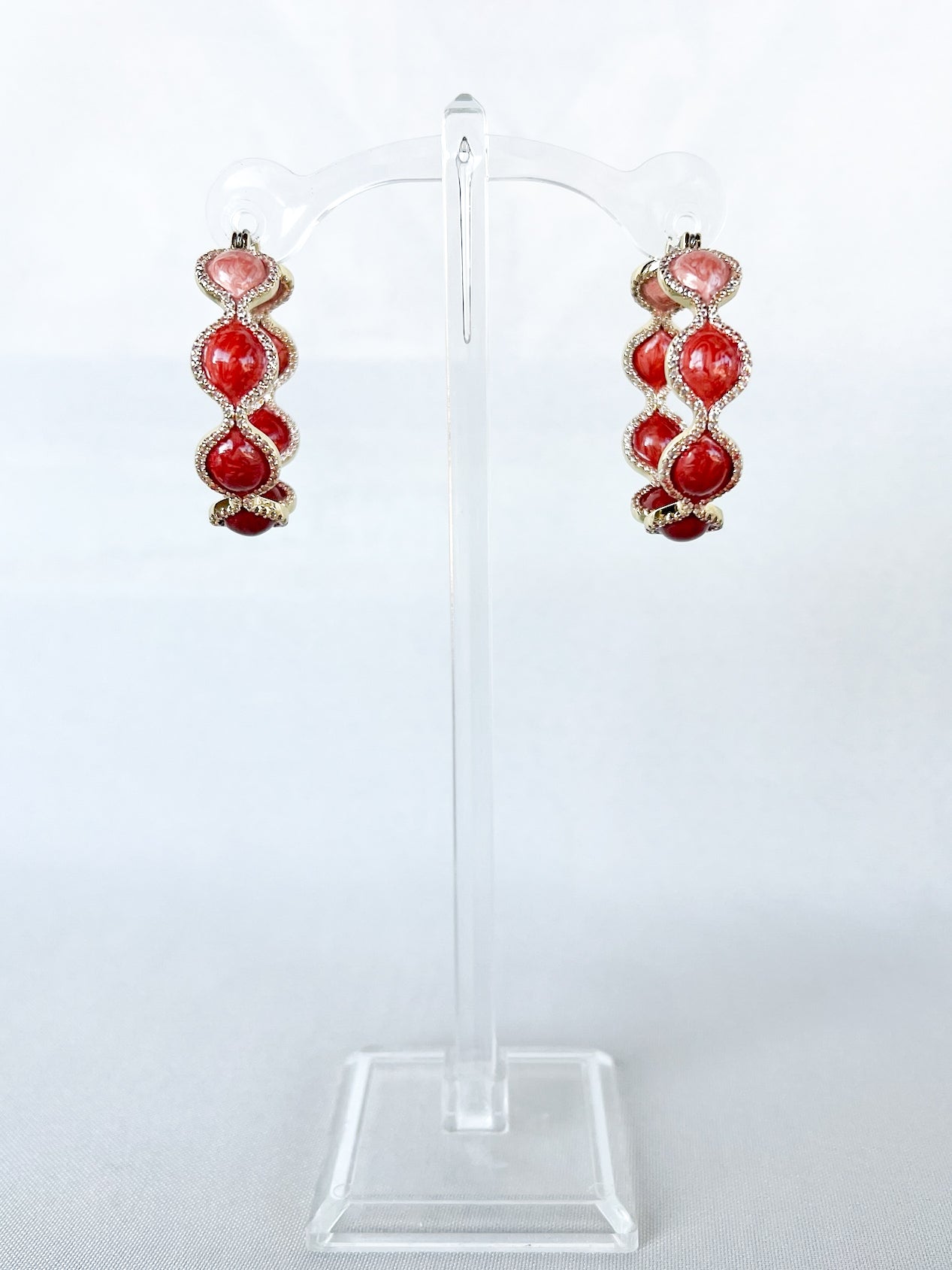 Sunset Hoop Earrings