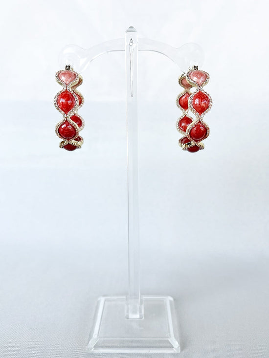 Sunset Hoop Earrings