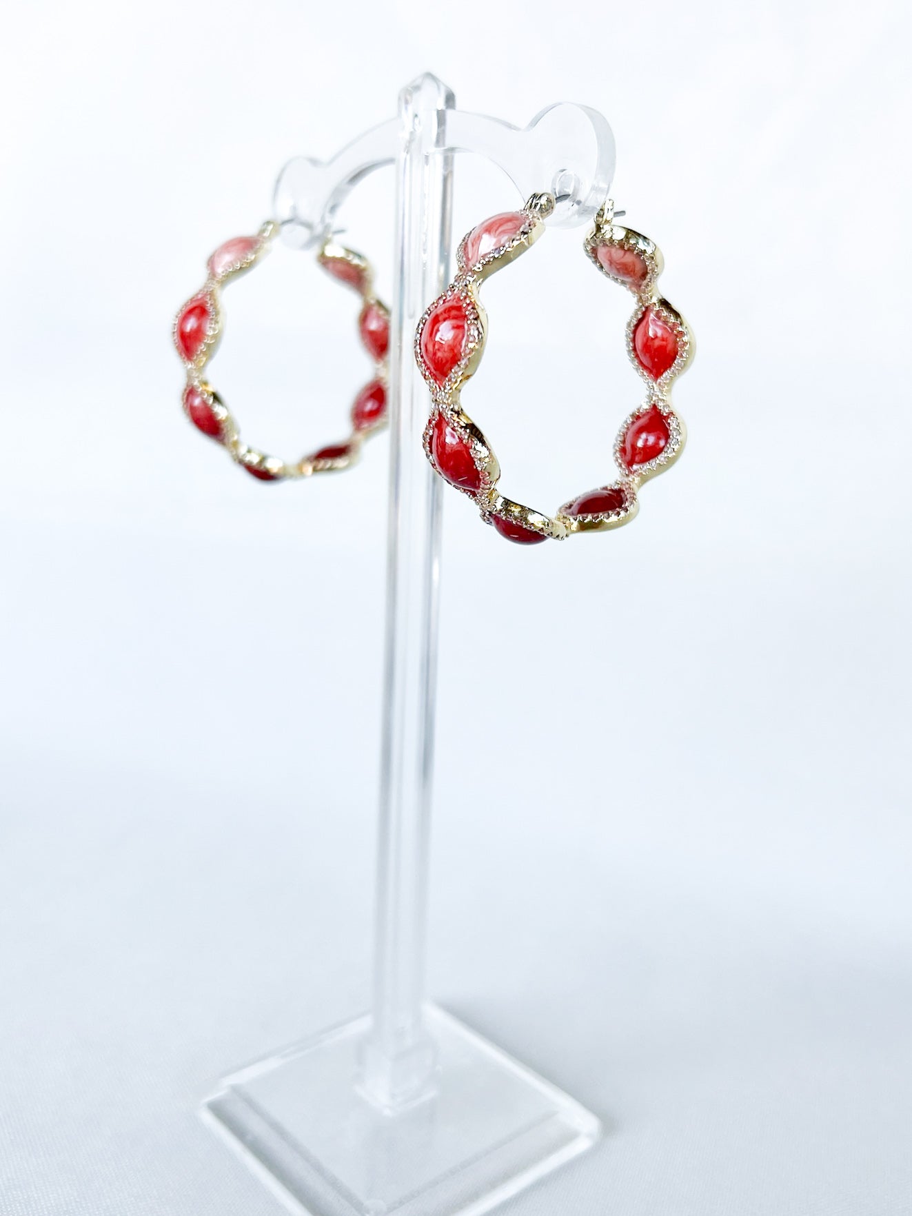 Sunset Hoop Earrings