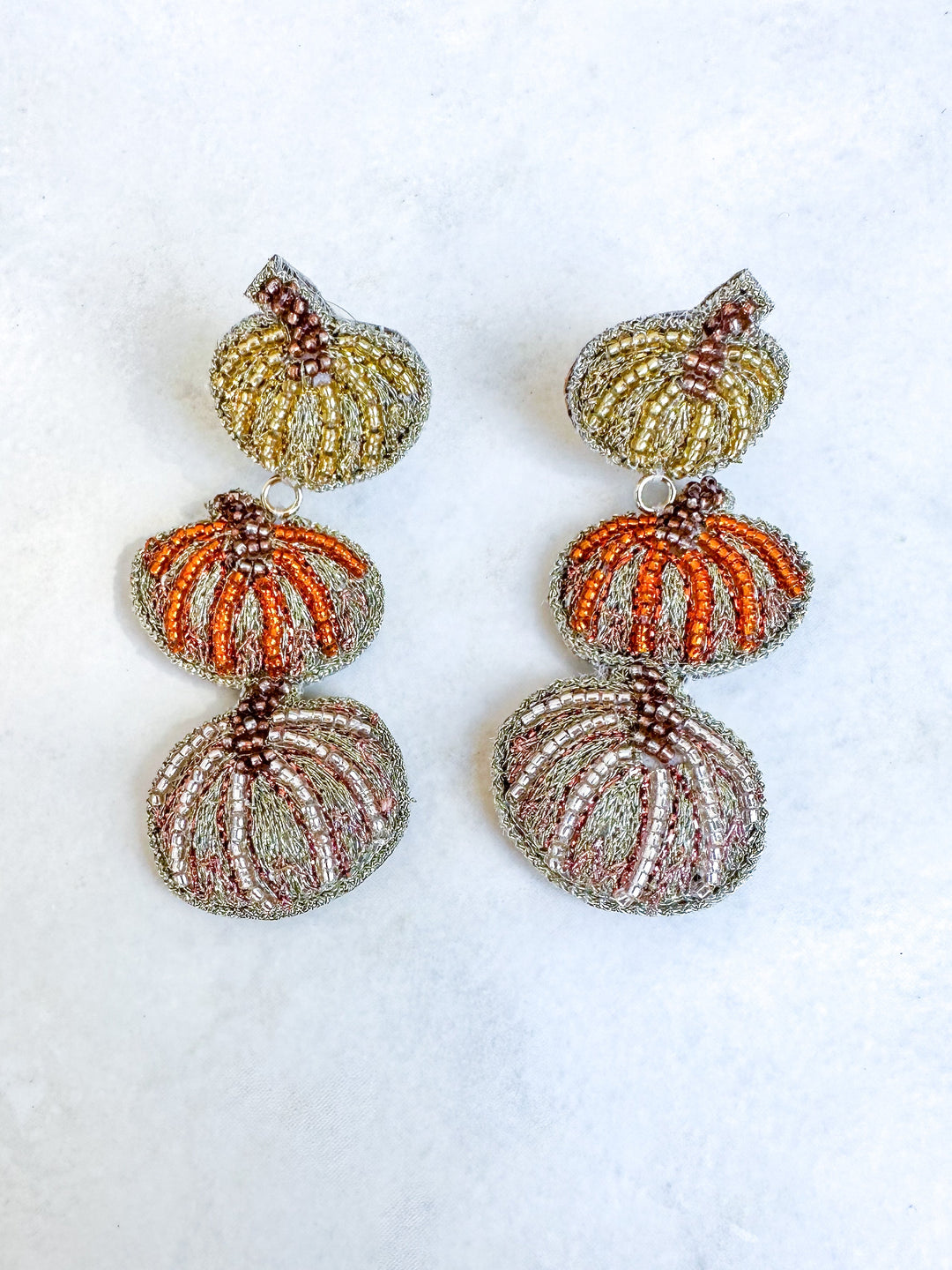 Gourdgeous Pumpkin Earrings