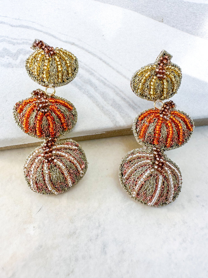 Gourdgeous Pumpkin Earrings