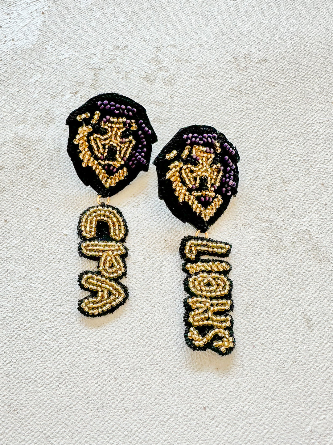 Custom CPA Lions Earrings