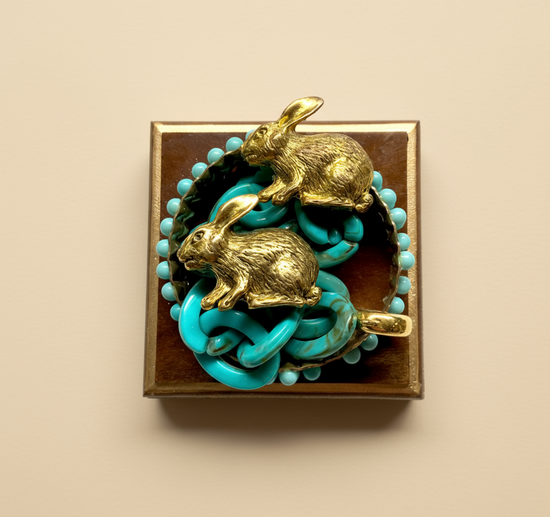 Turquoise Bunny Bee