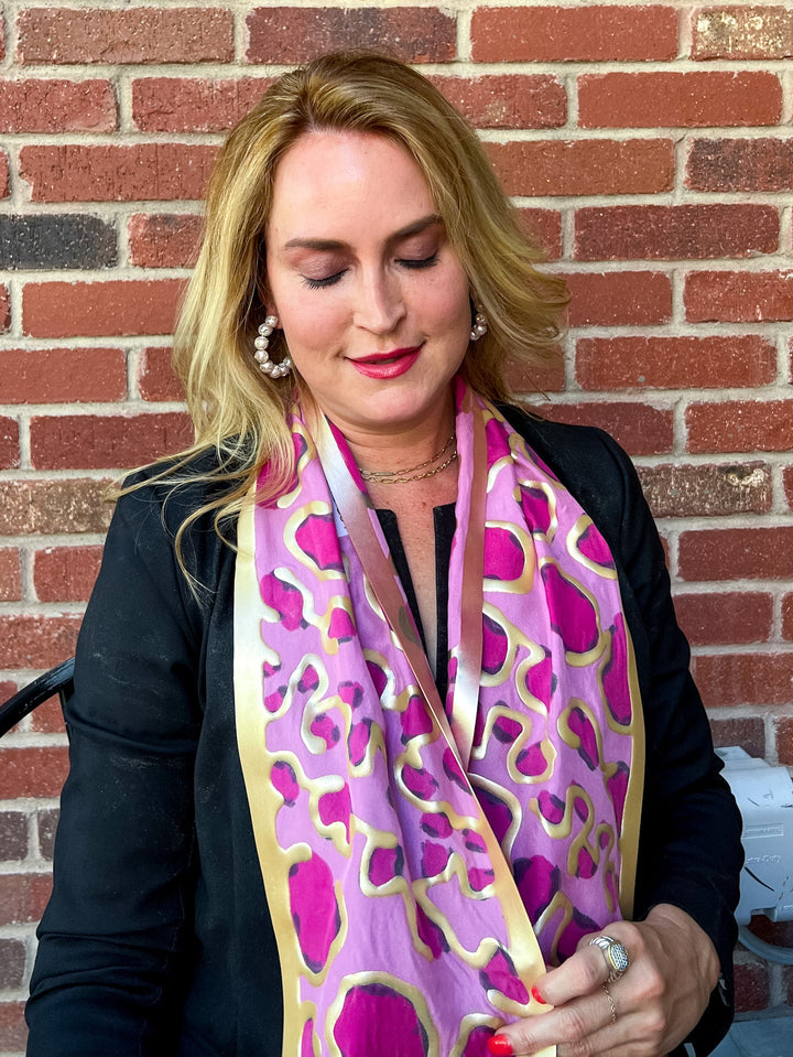 Pink Maggie Scarf