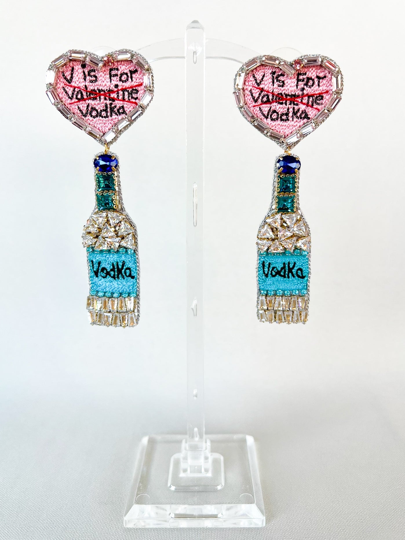 V is For Vodka Earrings