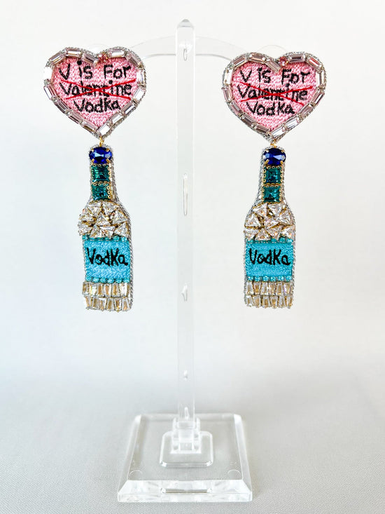 V is For Vodka Earrings