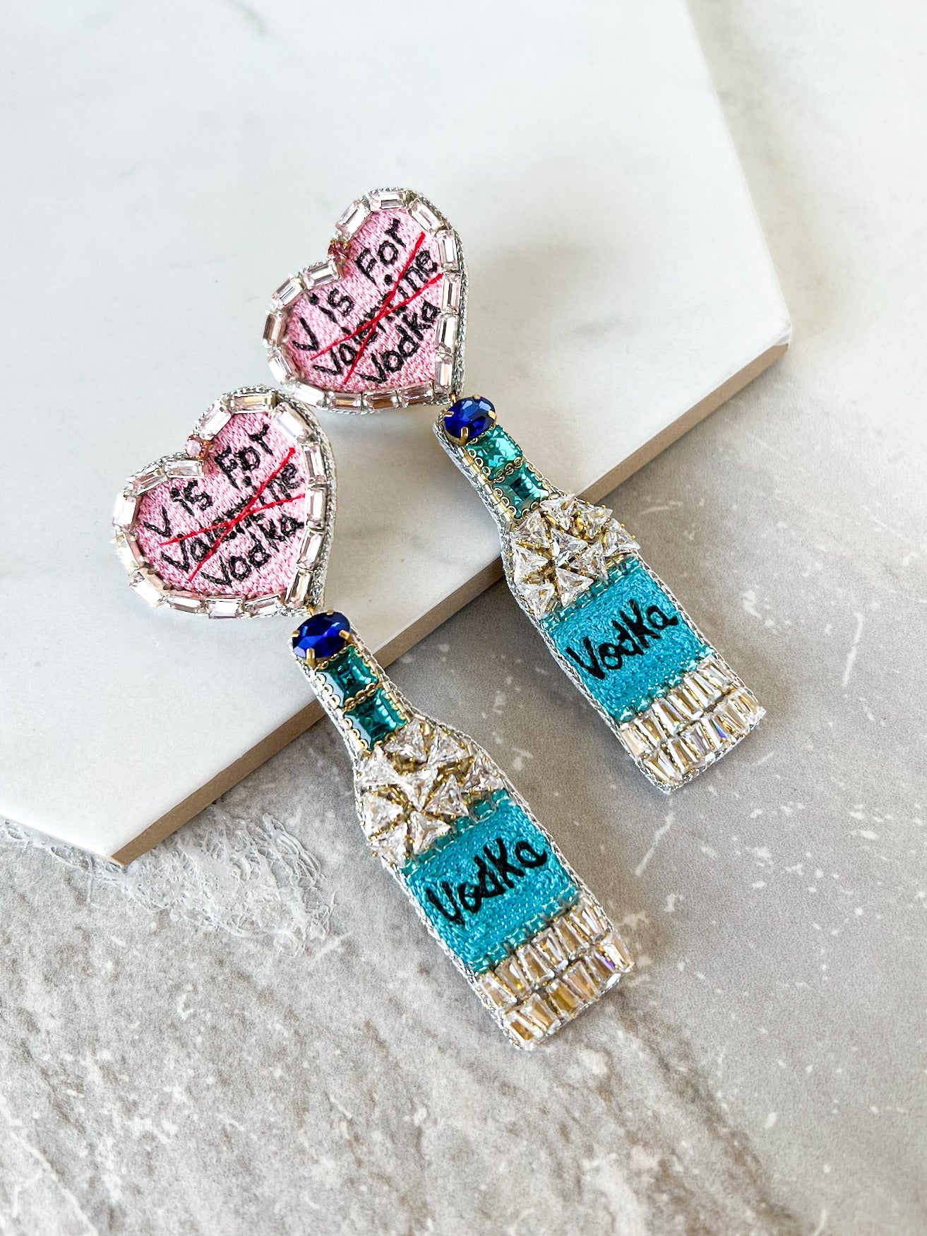 V is For Vodka Earrings