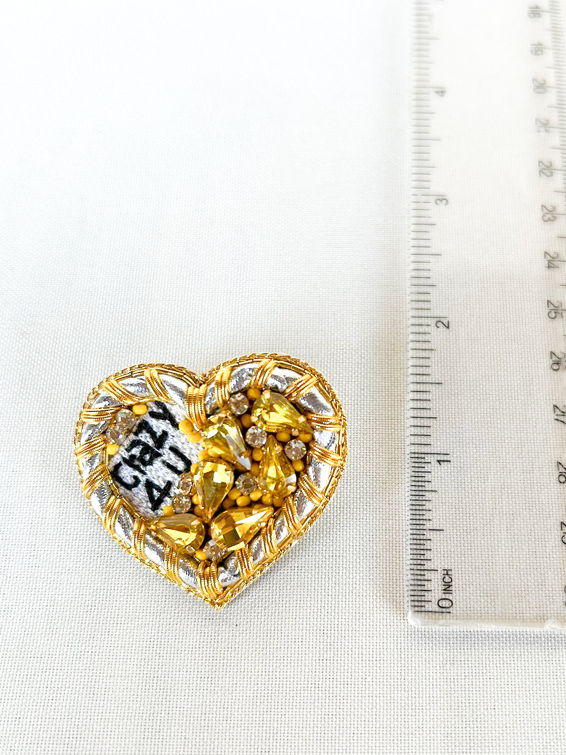 CRAZY 4 U Conversation Heart Studs