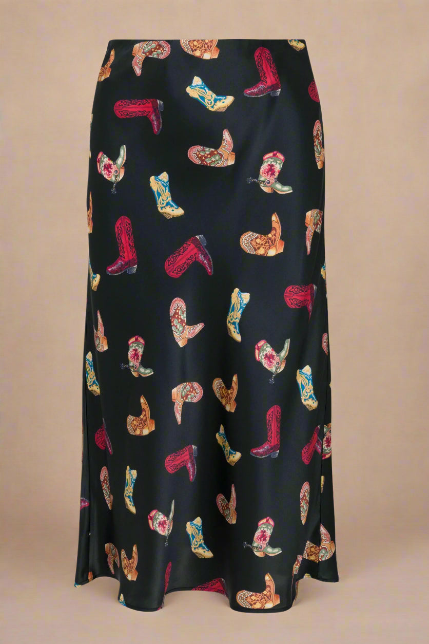 Boots en Vogue Skirt