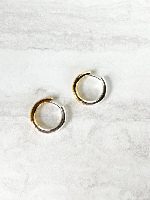 Two Hue Reversible Hoops