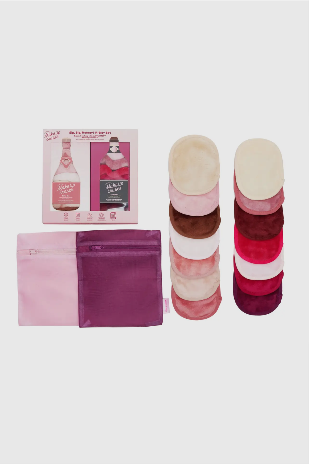 Sip, Sip, Hooray! 14 Day Makeup Eraser Set