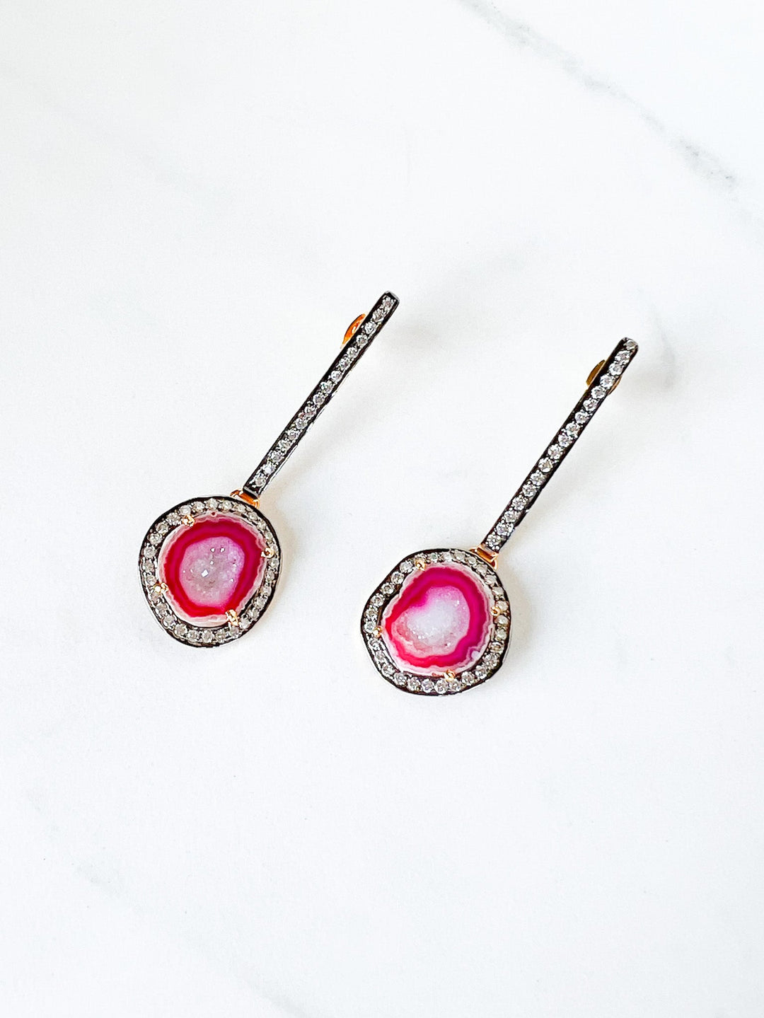 Resa Earrings - Pink