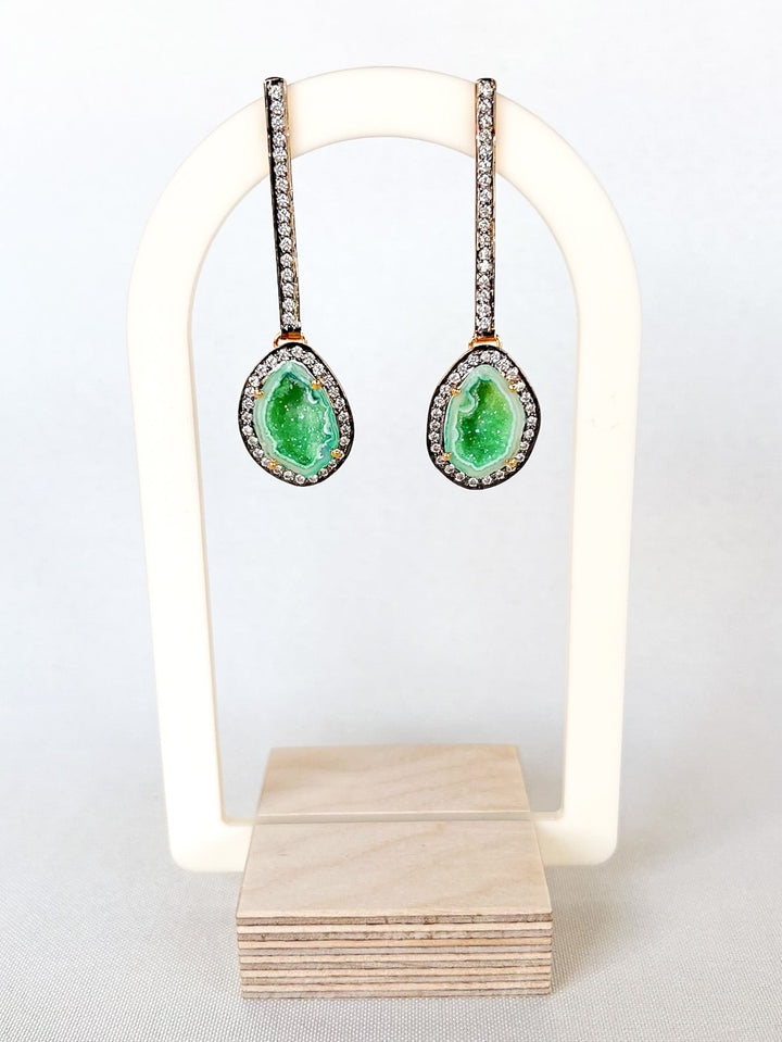 Resa Earrings - Green