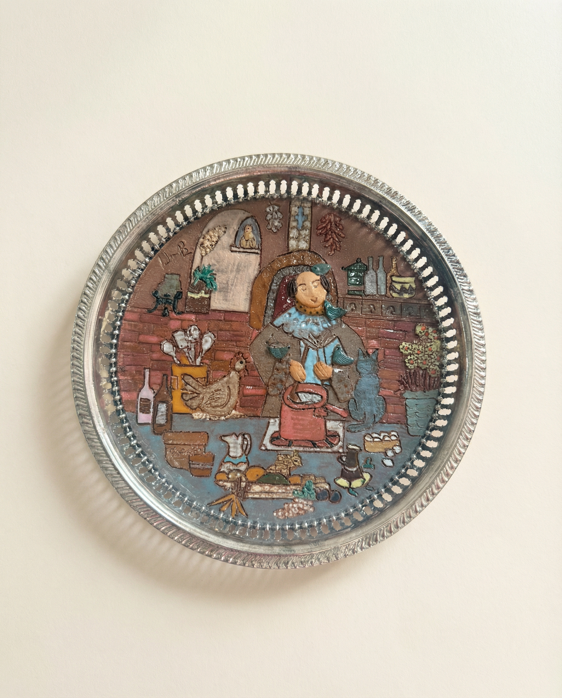 San Pascual 9" Diameter Art Piece