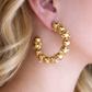 Jean Gold Gem Hoops