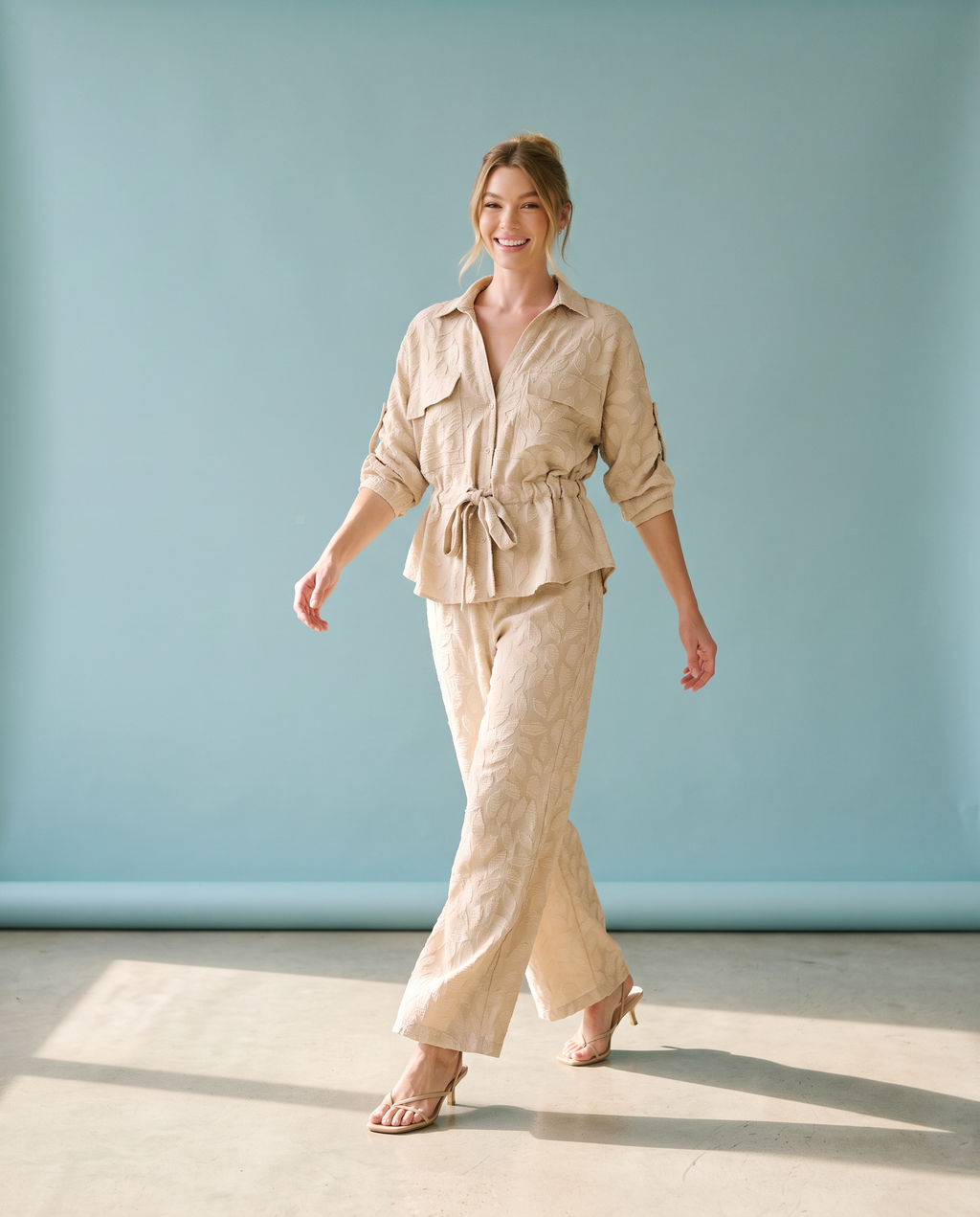 Fall Jacquard Blouse
