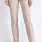 Stylized Faux Leather Pants