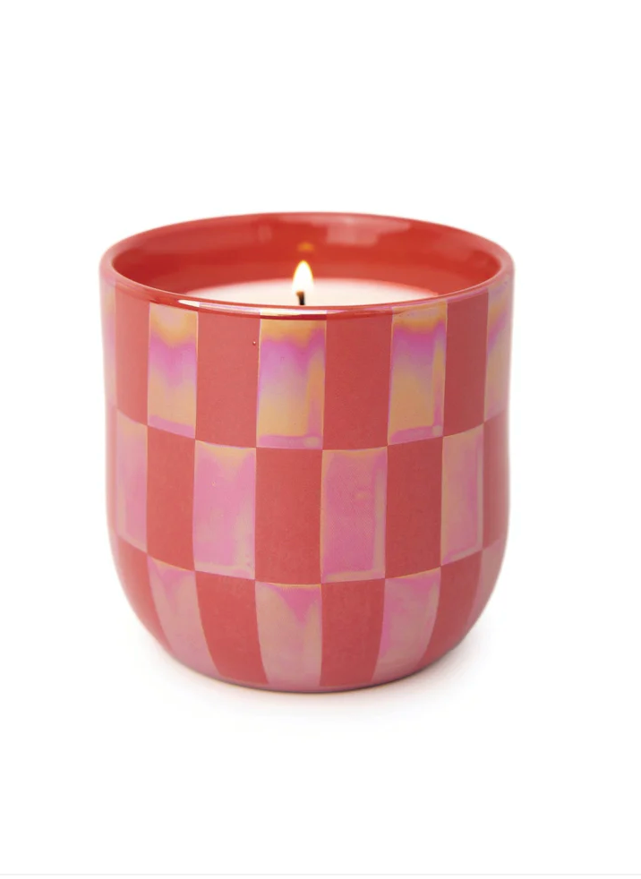 Cactus Flower Coral Candle