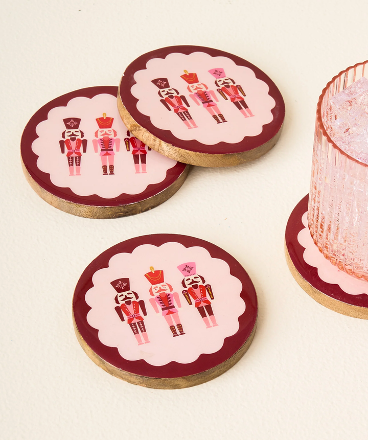 Nutcracker Coasters S/4