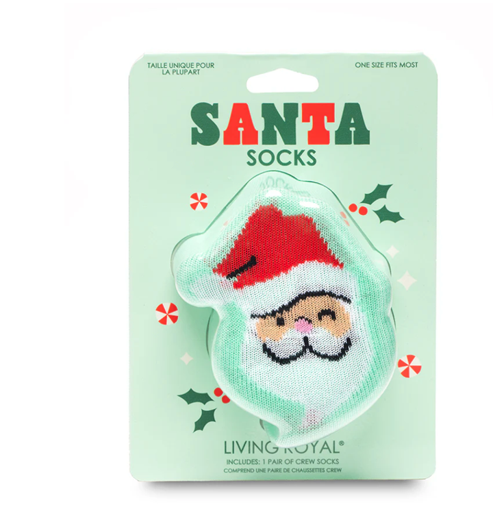 Santa 3D  Crew Socks