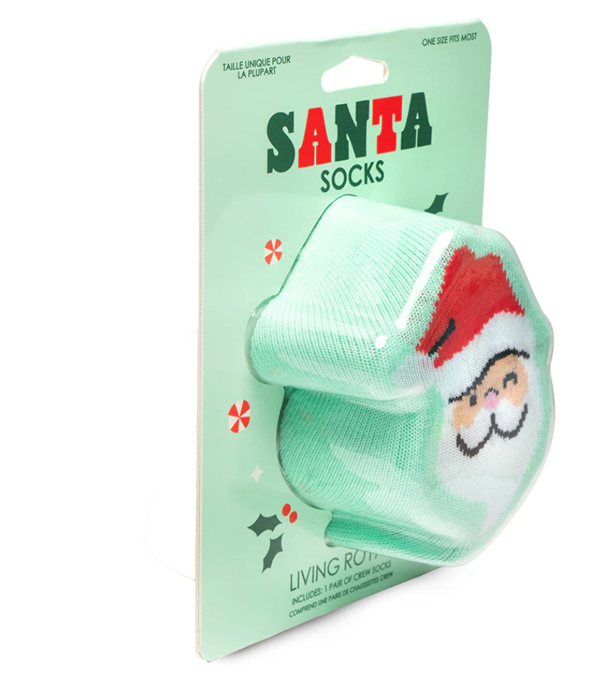 Santa 3D  Crew Socks