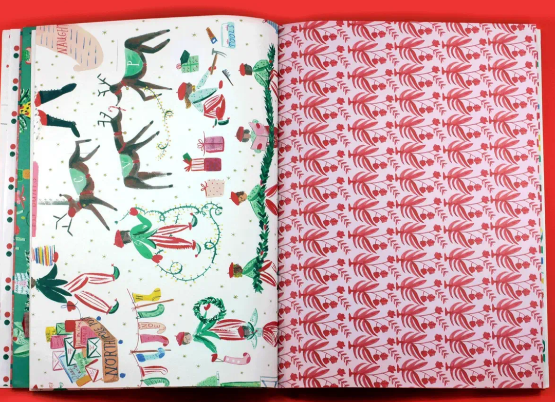 Very Delightful Holiday Wrapping Paper Book