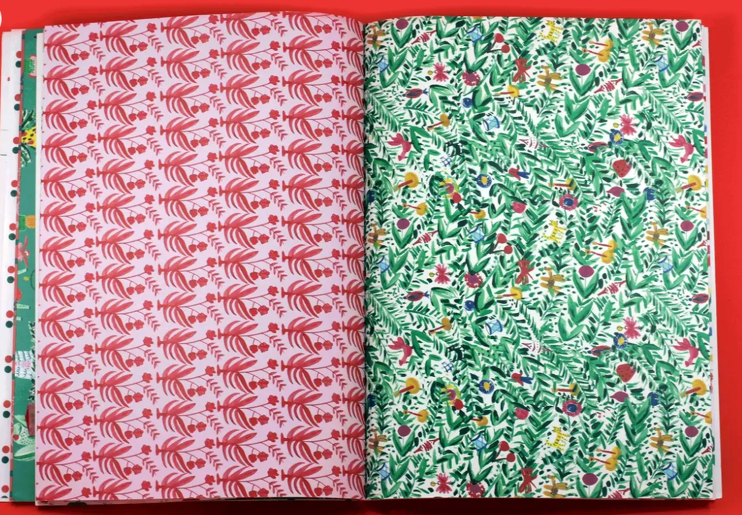 Very Delightful Holiday Wrapping Paper Book