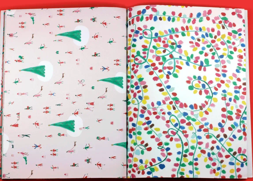 Very Delightful Holiday Wrapping Paper Book