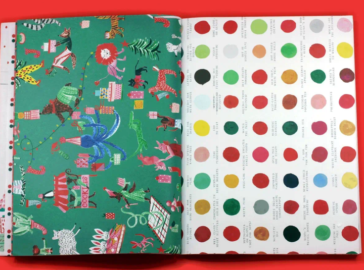 Very Delightful Holiday Wrapping Paper Book