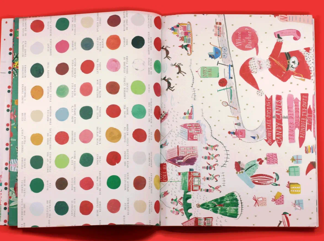 Very Delightful Holiday Wrapping Paper Book