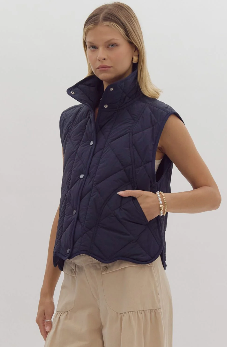 Seasons Scallop Vest