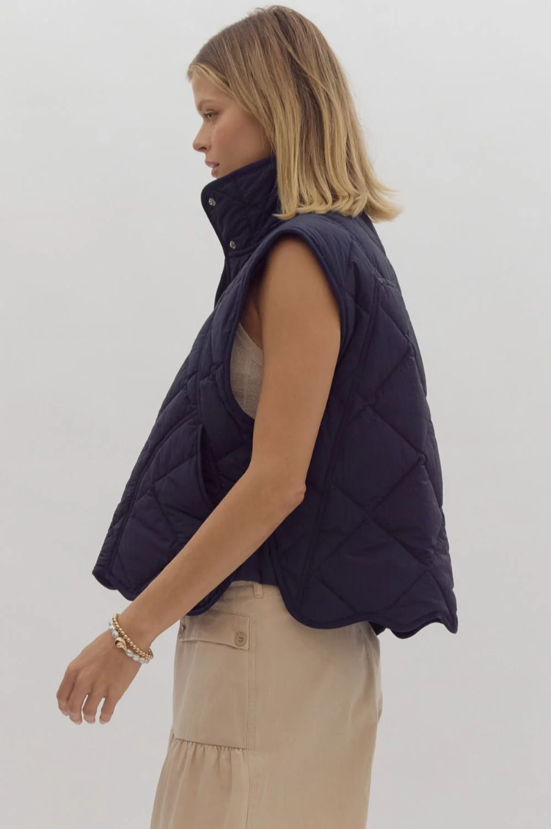 Seasons Scallop Vest