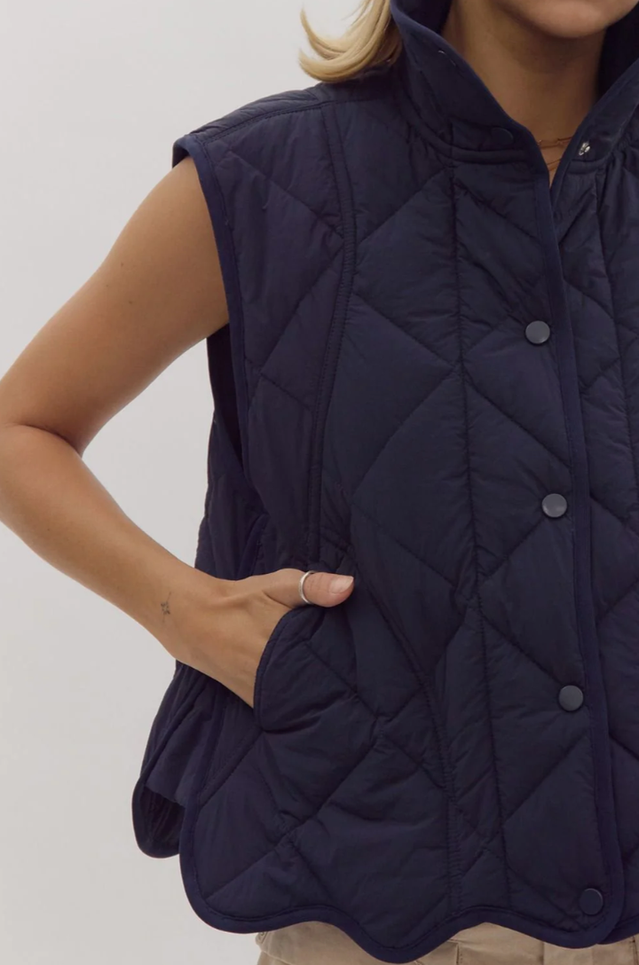 Seasons Scallop Vest