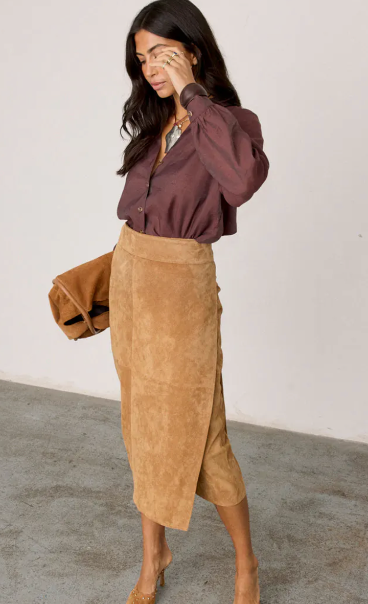 Suede Jaspre Skirt