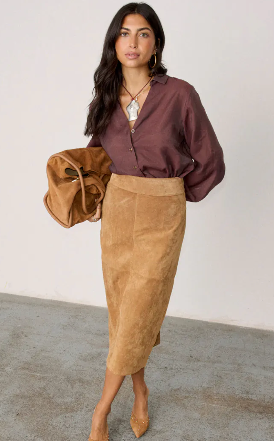 Suede Jaspre Skirt