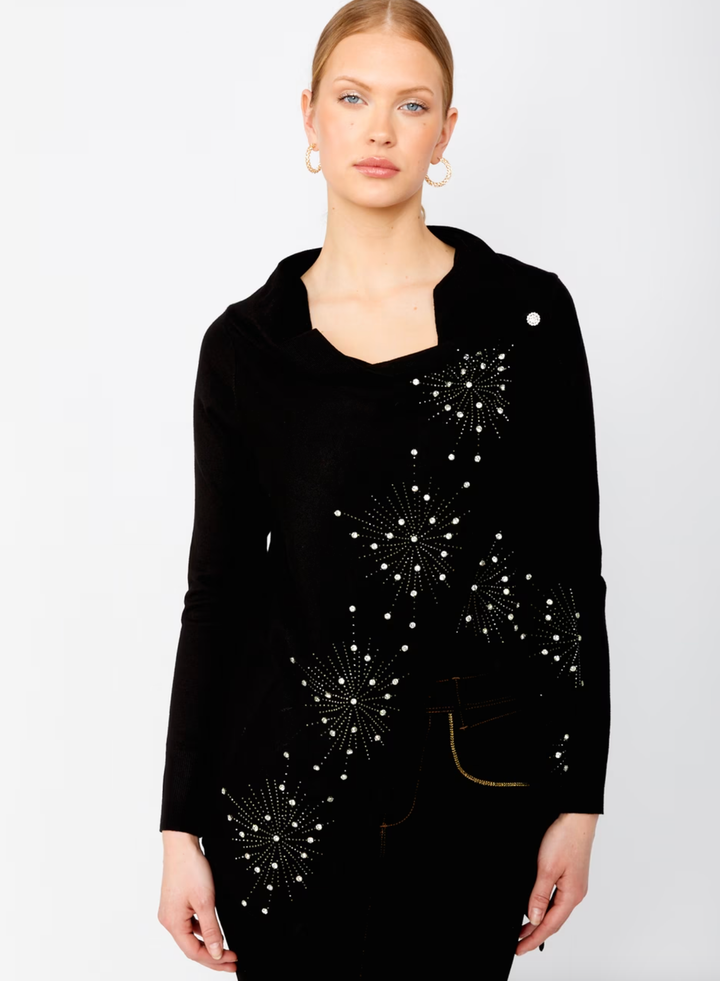 Glitz Wrap Sweater